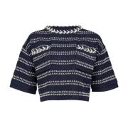 Round-neck Knitwear Pinko , Blue , Dames