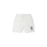 Mind Vibrations Geborduurde Sweatshort Wit Casablanca , White , Heren