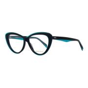 Trendy Turquoise Optische Monturen Emilio Pucci , Blue , Dames