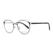 Zwarte Metalen Optische Frames voor Vrouwen Emilio Pucci , Black , Dam...