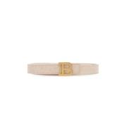 Leren riem Balmain , Pink , Dames