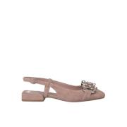 Gesp Rhinestone Platte Schoen Alma EN Pena , Pink , Dames