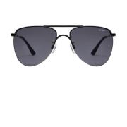 Aviator Zonnebril voor Opvallende Stijl Le Specs , Black , Dames