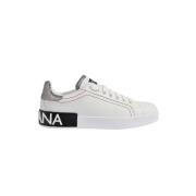 Leather sneakers Dolce & Gabbana , White , Dames