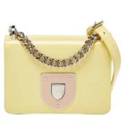 Pre-owned Leather dior-bags Dior Vintage , Yellow , Dames