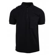 Cargo Pocket Polo Shirt Ma.strum , Black , Heren