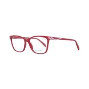 Stijlvolle rode plastic optische monturen Emilio Pucci , Red , Dames