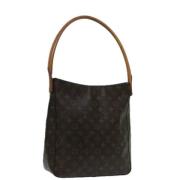 Pre-owned Canvas handbags Louis Vuitton Vintage , Brown , Dames