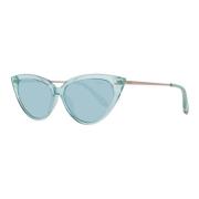 Turquoise Cat Eye Zonnebril Emilio Pucci , Blue , Dames