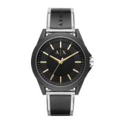 Analoge Quartz Horloge met Waterbestendigheid Armani Exchange , Black ...