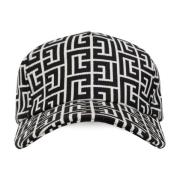 Baseball Cap Balmain , Black , Heren