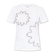 Bedrukt T-shirt PS By Paul Smith , White , Dames