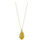 Ketting met hanger Marni , Yellow , Dames