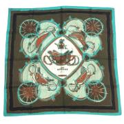 Pre-owned Silk scarves Hermès Vintage , Multicolor , Dames