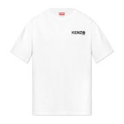 T-shirt met logo Kenzo , White , Heren