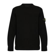 Wollen trui Stone Island , Black , Heren