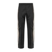 Sweatpants met strepen Salvatore Ferragamo , Black , Heren