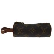 Pre-owned Canvas clutches Louis Vuitton Vintage , Brown , Unisex