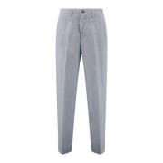 Grijze Straight Mid-Rise Broek Briglia , Gray , Dames