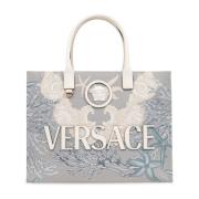 Shopper tas Versace , Gray , Dames