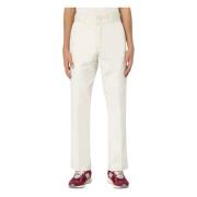 Werkbroek Twill Medium Gewicht Rechte Pijp Dickies , White , Heren