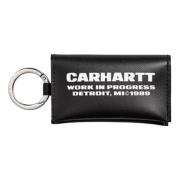 Link Script Keychain Zwart Wit Carhartt Wip , Black , Unisex