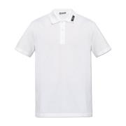 Polo met logo Versace , White , Heren