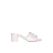 Roze Zeehonden Versierde Sandalen Alexander McQueen , Beige , Dames