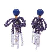 Pre-owned Fabric earrings Marni Pre-owned , Blue , Dames