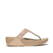 Comfortabele Lulu Sandalen Fitflop , Beige , Dames