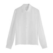 Blouse Zijden voile blouse Patrizia Pepe , White , Dames