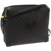 Pre-owned Leather shoulder-bags Gucci Vintage , Black , Dames