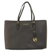 Pre-owned Leather totes Michael Kors Pre-owned , Black , Dames