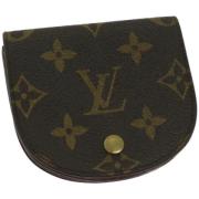 Pre-owned Canvas wallets Louis Vuitton Vintage , Brown , Dames