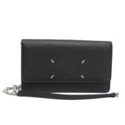 Pre-owned Leather shoulder-bags Maison Margiela Pre-owned , Black , Da...