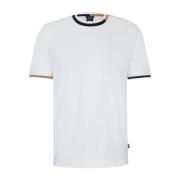 Wit T-shirt met ronde hals Hugo Boss , White , Heren