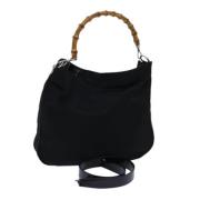 Pre-owned Nylon handbags Gucci Vintage , Black , Dames