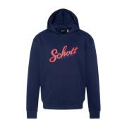 Hoodie Spencer - Tons Blauw Schott NYC , Blue , Heren