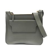 Pre-owned Leather shoulder-bags Marni Pre-owned , Gray , Dames