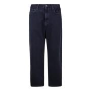 Faded Blue Wide Leg Jeans Carhartt Wip , Blue , Heren