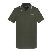 Groene Polo Shirt Paul Schott NYC , Green , Heren