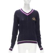 Pre-owned Cashmere tops Chanel Vintage , Blue , Dames