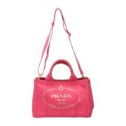 Pre-owned Fabric totes Prada Vintage , Pink , Dames