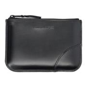 Klassieke Leren Pouch Zwart Comme des Garçons , Black , Unisex