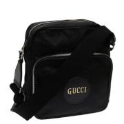 Pre-owned Canvas shoulder-bags Gucci Vintage , Black , Dames