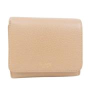 Pre-owned Leather wallets Mulberry Pre-owned , Beige , Dames