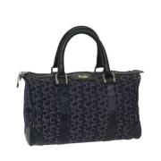 Pre-owned Canvas handbags Celine Vintage , Blue , Dames