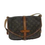 Pre-owned Canvas louis-vuitton-bags Louis Vuitton Vintage , Brown , Da...