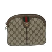 Pre-owned Canvas gucci-bags Gucci Vintage , Beige , Dames