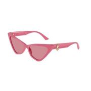 Rosa Roze Zonnebril Stijlvol Model Jimmy Choo , Pink , Unisex